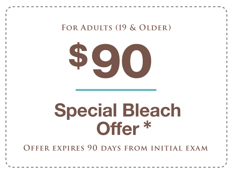 $90 Special Bleach Offer